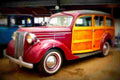 1950 Ford V8 Pilot Woodie A4 Photo Print