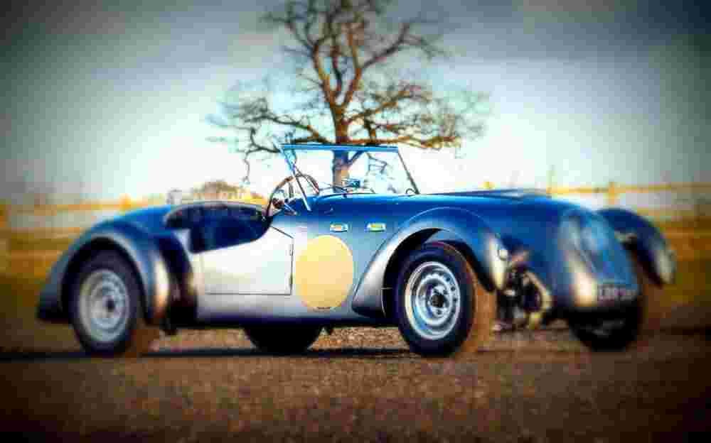 1950 Healey Silverstone A4 Photo Print