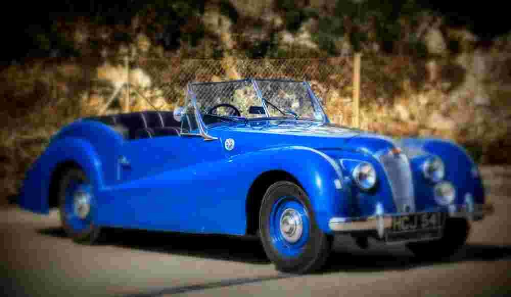 1950 Lea Francis 2 half  Litre Westland Sports A4 Photo Print