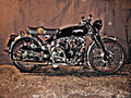 1950 Vincent Black Shadow motorbike A4 Photo Print