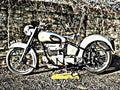 1950 sunbeam s8 500 motorbike A4 Photo Print