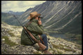 195015 Big Game Hunter Uses Binoculars To Glass For Game A4 Photo Print