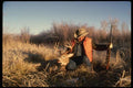 195058 Hunter With Trophy Whitetail A4 Photo Print