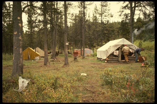 195087 The Hunting Camp A4 Photo Print