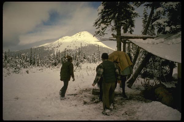 195096 Wilderness Hunting A4 Photo Print