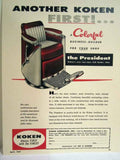 1950s Koken President Club Barber Chair barber advert A4 Photo Print