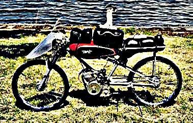 1951 Ducati Racer motorbike A4 Photo Print