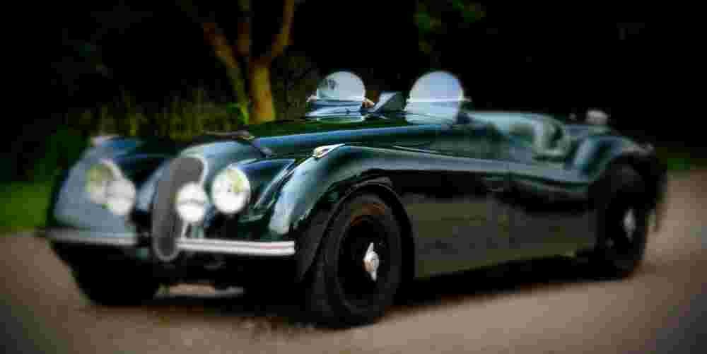 1951 Jaguar XK120 3 8 Litre Competition Roadster A4 Photo Print