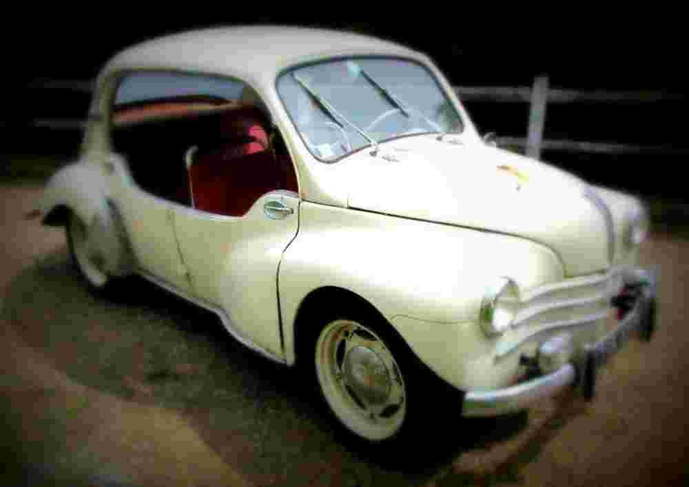 1951 Renault 4CV Pie Prototype A4 Photo Print