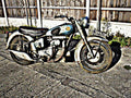 1951 sunbeam s7 motorbike A4 Photo Print