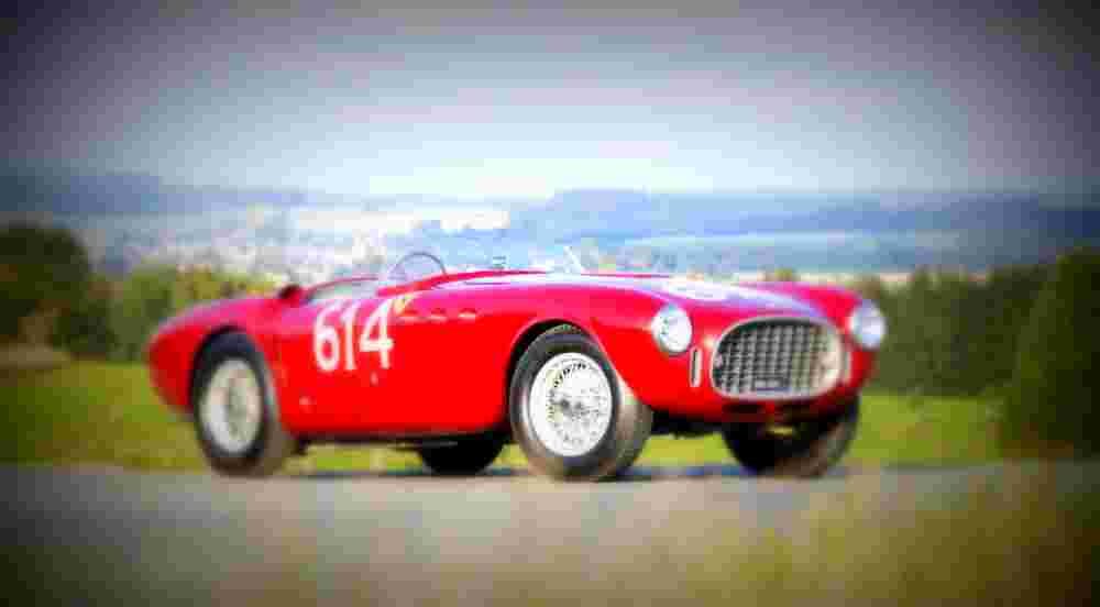 1952 Ferrari 340 America Spider Competizione Vignale A4 Photo Print
