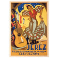 1952 Jerez Spain Fiesta R Vintage Retro Advert Poster A4 Photo Print