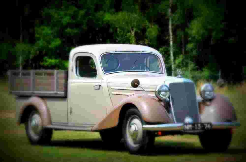 1952 Mercedes Benz 170 Da Pick Up A4 Photo Print