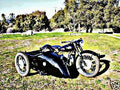 1952 Universal B50 motorbike A4 Photo Print