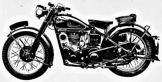 1952 mac motorbike A4 Photo Print