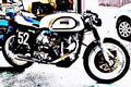 1952 manx 40m motorbike A4 Photo Print