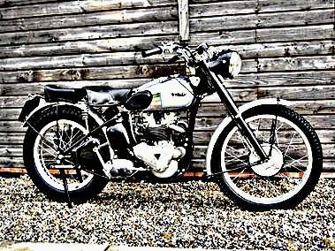 1952 triumph trophy motorbike A4 Photo Print
