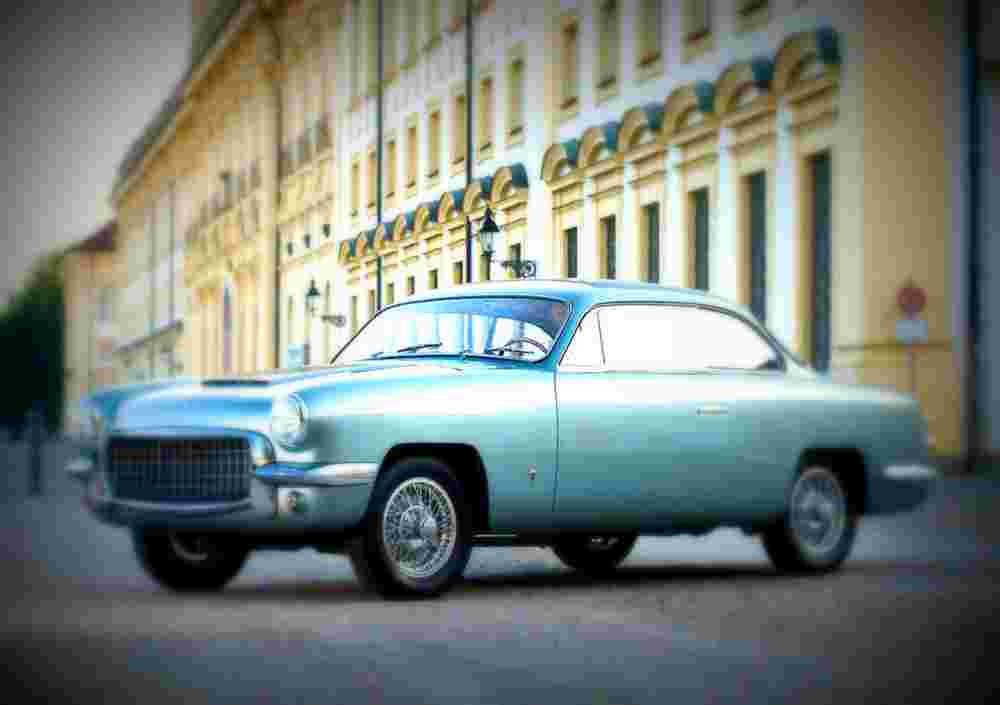 1953 Cisitalia 505 DF Ghia A4 Photo Print