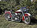 1953 Harley Hydra Glide motorbike A4 Photo Print