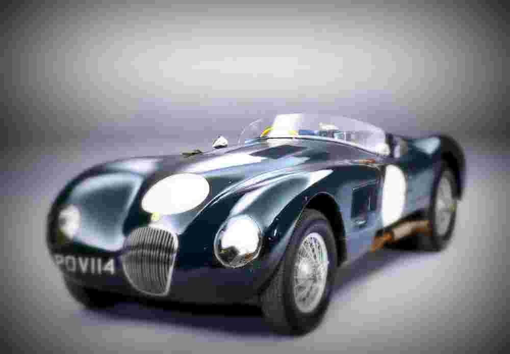 1953 Jaguar C Type A4 Photo Print