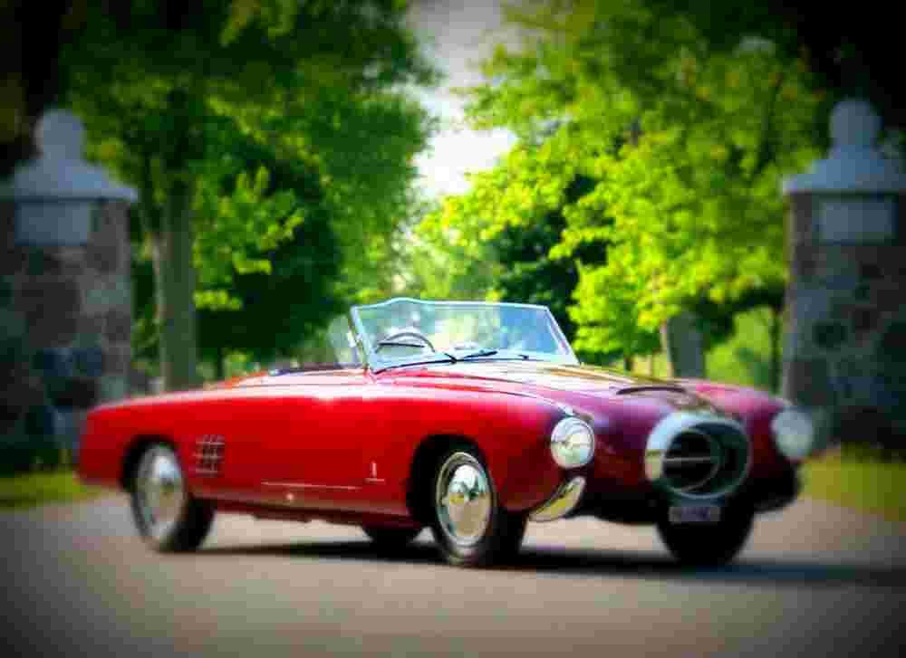 1953 Lancia Aurelia PF200 C Spider Pinin Farina A4 Photo Print