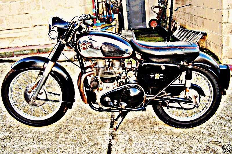 1953 Matchless G9 motorbike A4 Photo Print