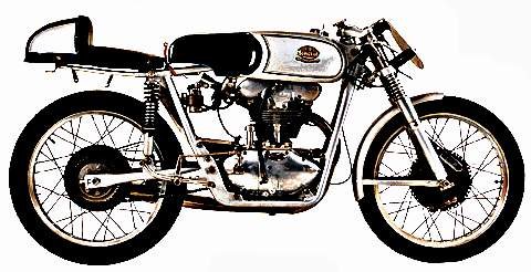 1953 Mondial motorbike A4 Photo Print