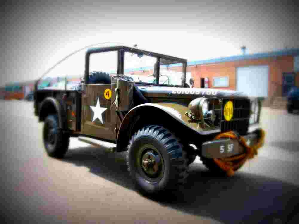1953 dodge m37 power wagon A4 Photo Print