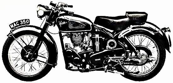 1953 mac motorbike A4 Photo Print