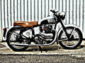 1953 royal enfield motorbike A4 Photo Print