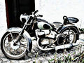 1954 Dkw Rt175 motorbike A4 Photo Print