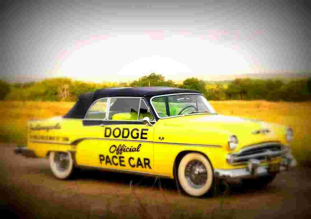1954 Dodge Royal 500 Indy Pace Car Edition A4 Photo Print