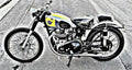 1954 Matchless G9B motorbike A4 Photo Print