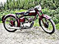 1954 Triumph Terrier motorbike A4 Photo Print