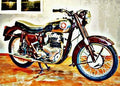 1954 a7 motorbike A4 Photo Print