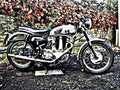 1954 b33 motorbike A4 Photo Print