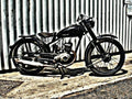1954 dkw rt125 motorbike A4 Photo Print