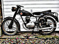1954 francis barnett falcon motorbike A4 Photo Print