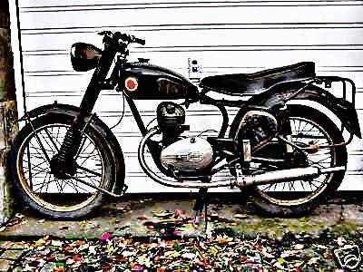 1954 francis barnett falcon motorbike A4 Photo Print