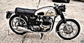 1954 norton dominator motorbike A4 Photo Print