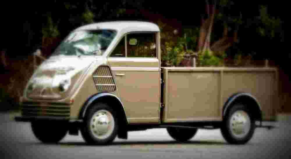 1955 DKW Schnellaster Tieflader A4 Photo Print