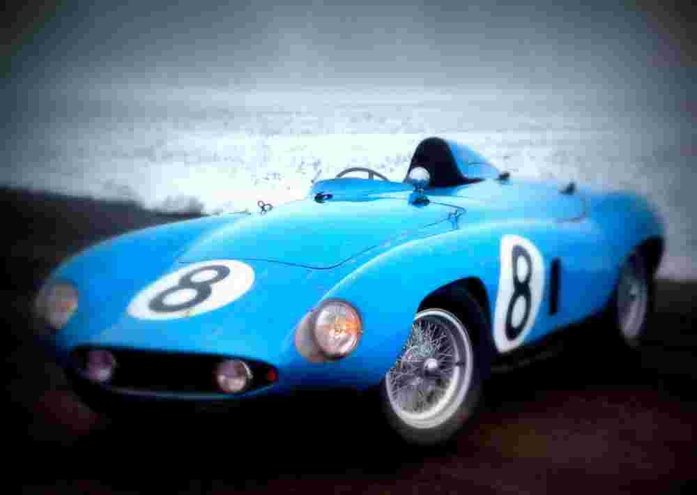 1955 Ferrari 500 Mondial Scaglietti A4 Photo Print
