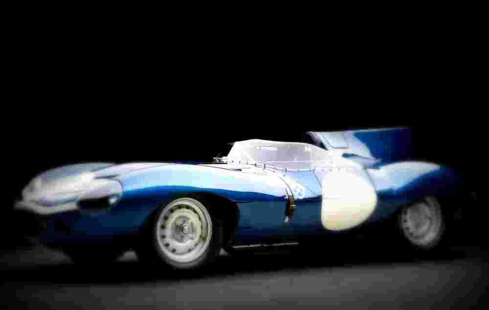 1955 Jaguar D Type A4 Photo Print