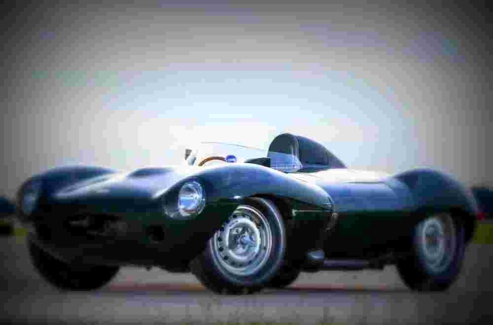 1955 Jaguar D Type1 A4 Photo Print