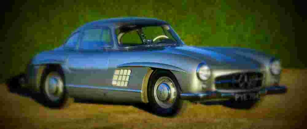 1955 Mercedes Benz 300SL Coupe A4 Photo Print