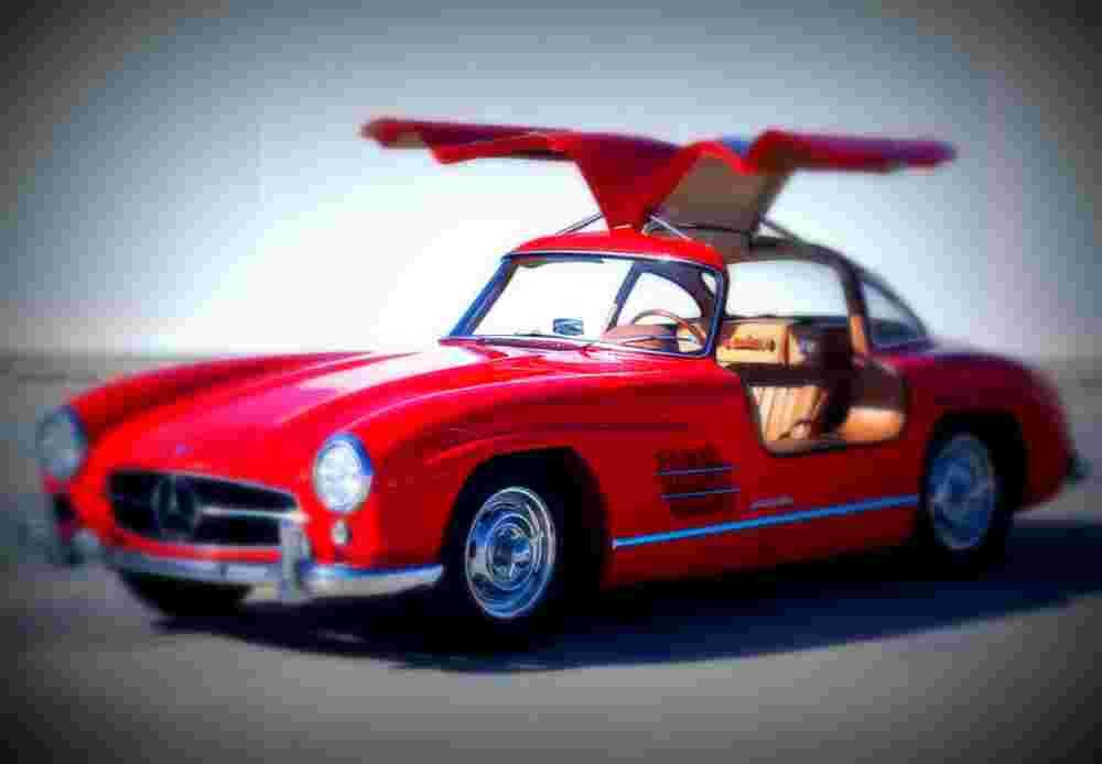 1955 Mercedes Benz 300SL A4 Photo Print