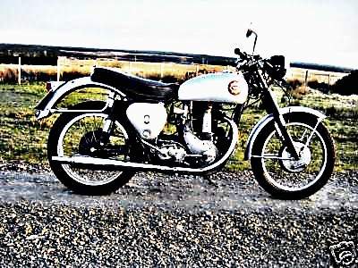 1955 b31 motorbike A4 Photo Print