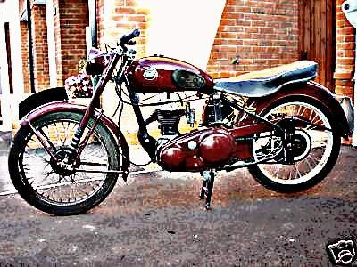 1955 c10l motorbike A4 Photo Print