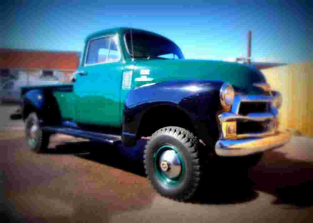 1955 chevrolet 5 window napco A4 Photo Print