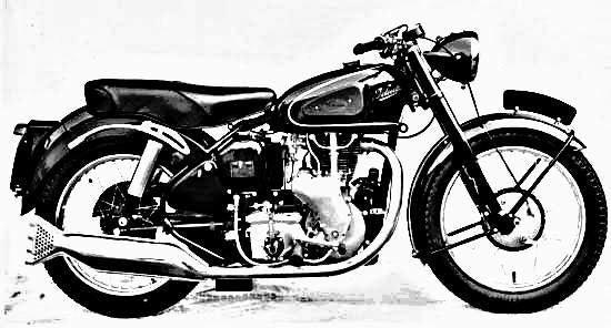 1955 mss ts motorbike A4 Photo Print